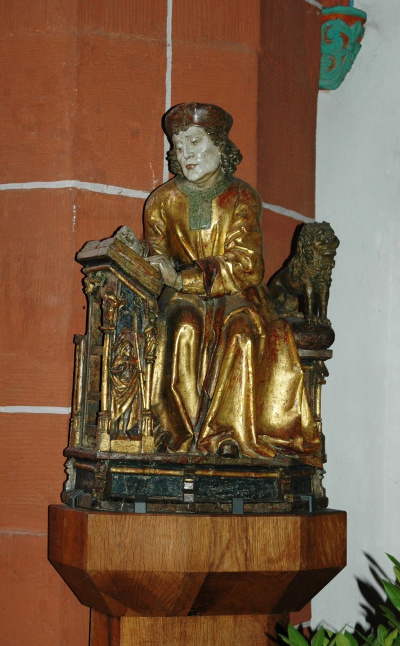 Sankt Markus Skulptur von Theo Mueller